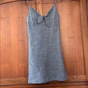 Gingham Tie front Dress